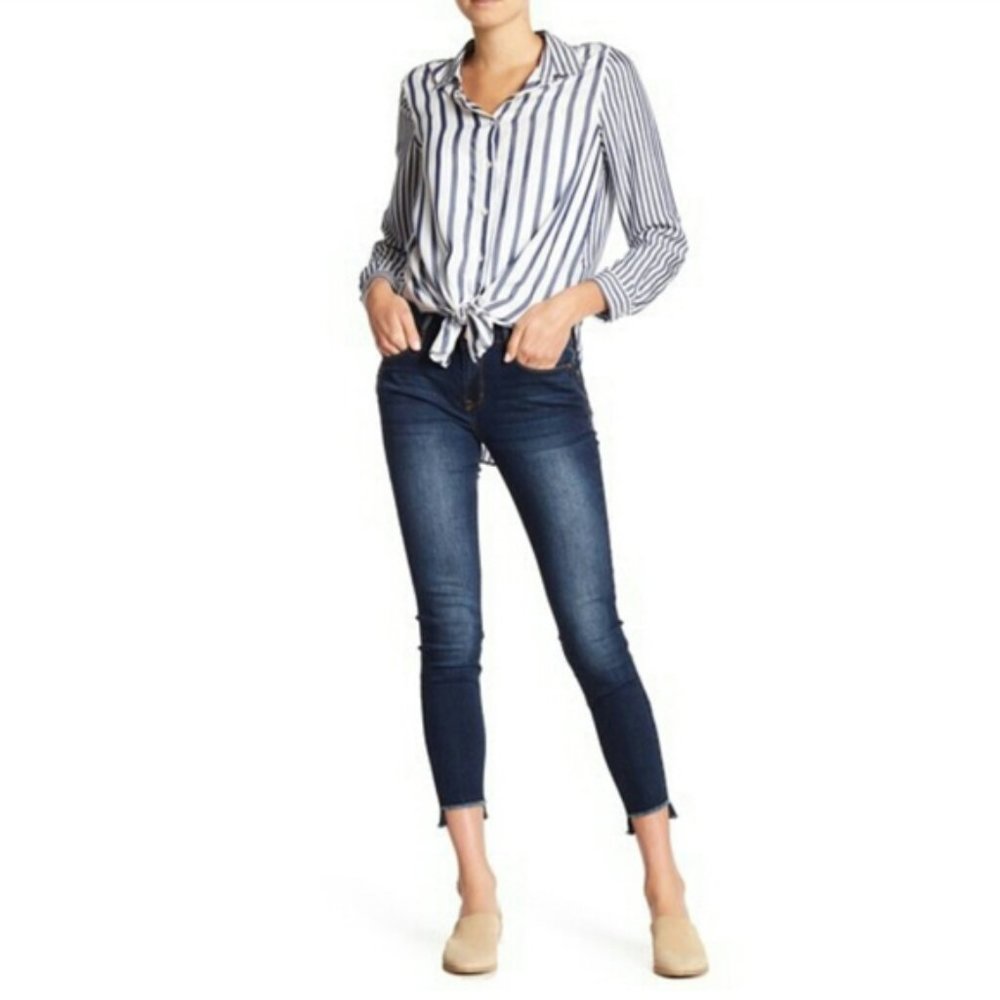 ✨NWOT Kensie Step Hem Cropped Skinny Jeans - Size 8/29